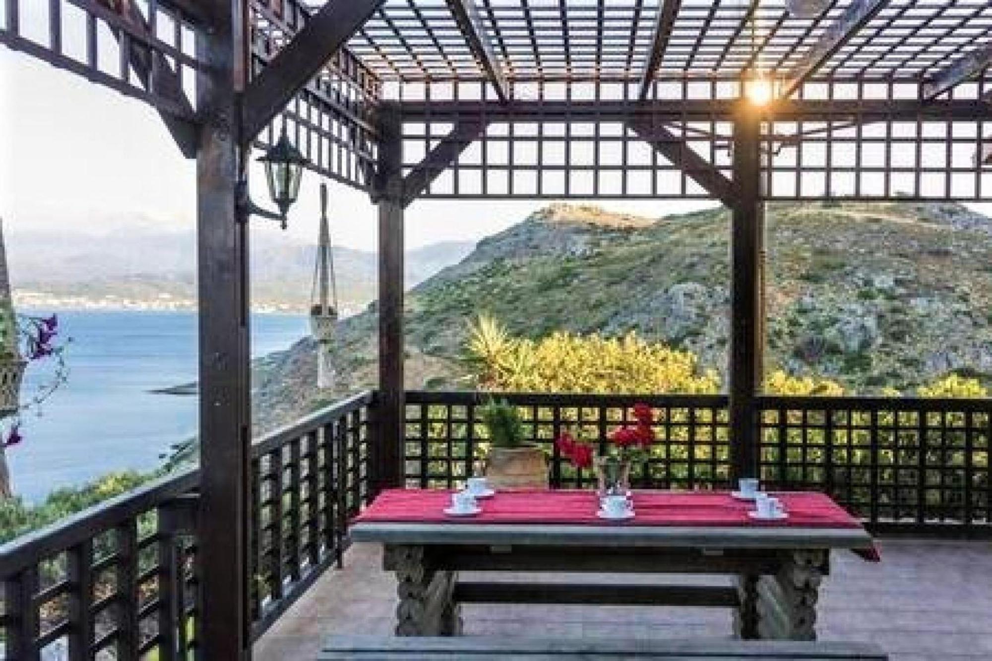 Villa Akrolithos With Private Pool Ханя Екстериор снимка