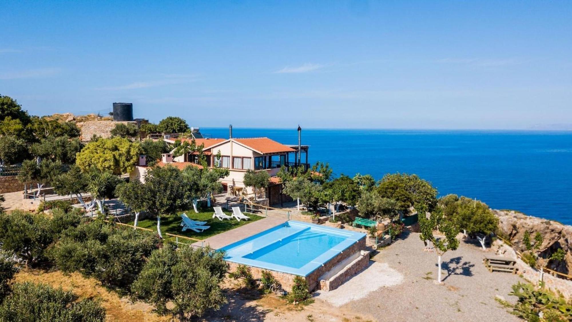 Villa Akrolithos With Private Pool Ханя Екстериор снимка