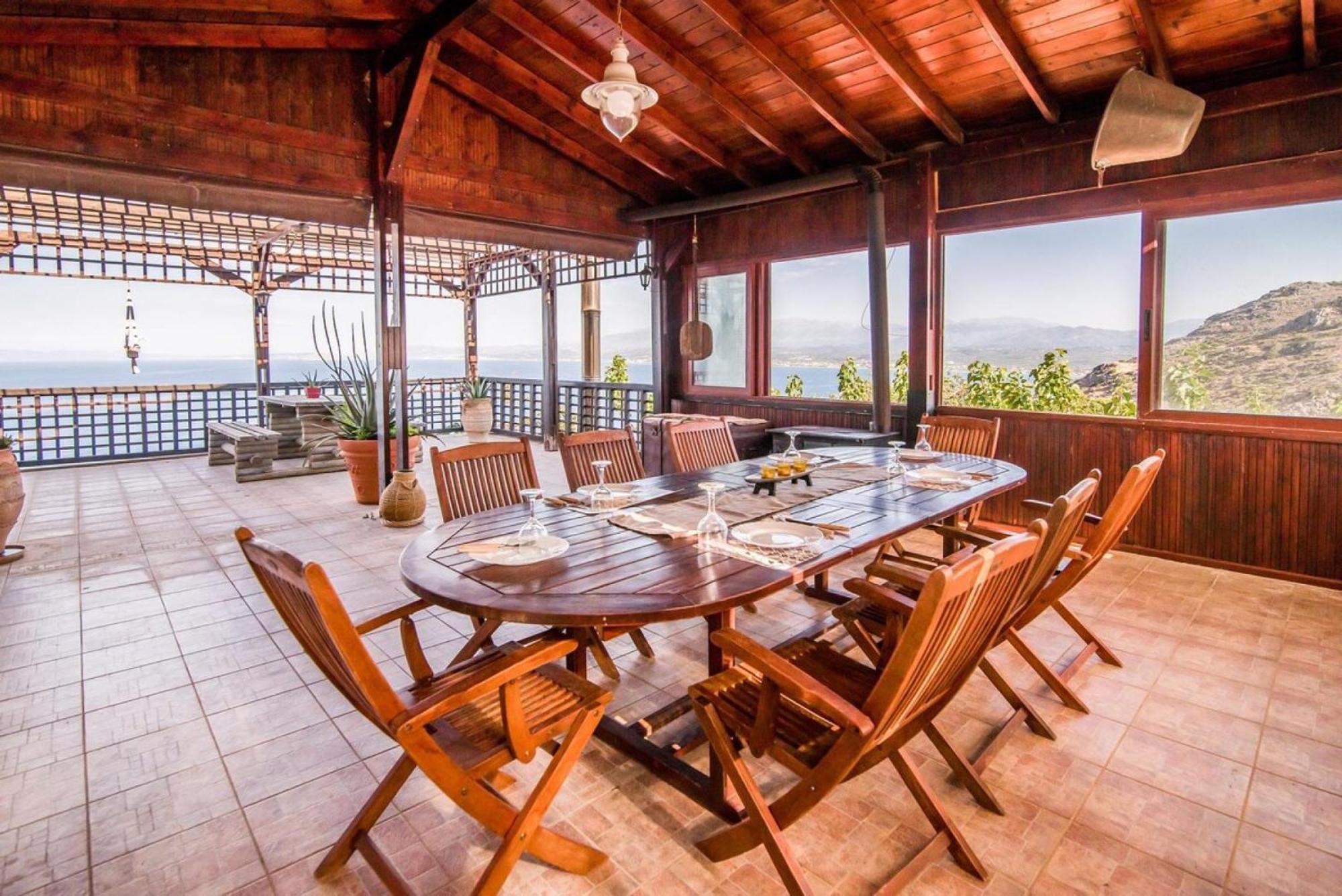 Villa Akrolithos With Private Pool Ханя Екстериор снимка